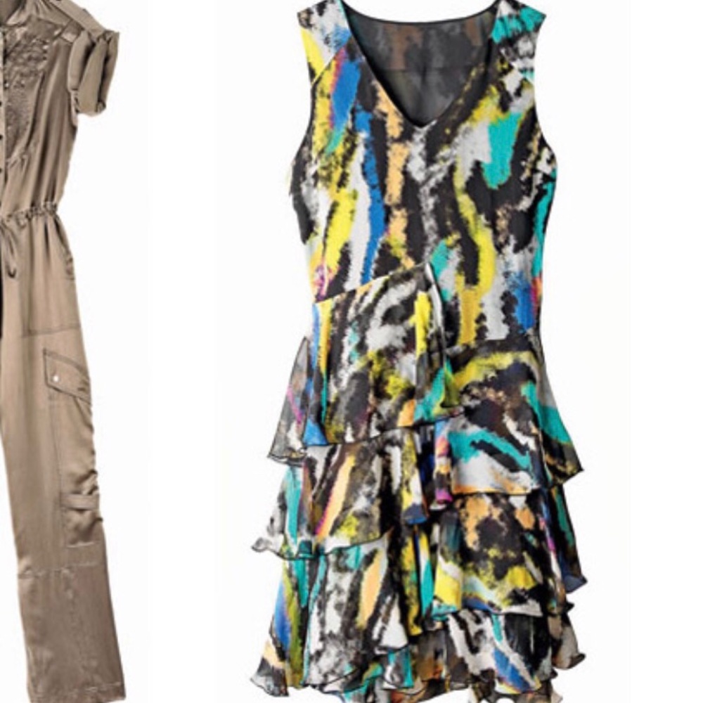 Matthew Williamson for H&M multi color dress Sz 2